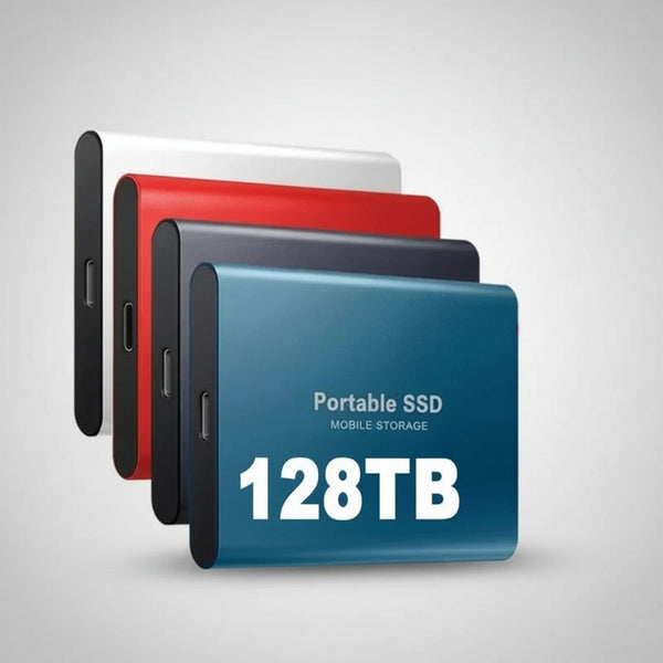 USB SSD Portable, Compact External Mobile Storage Drive for Fast Backup