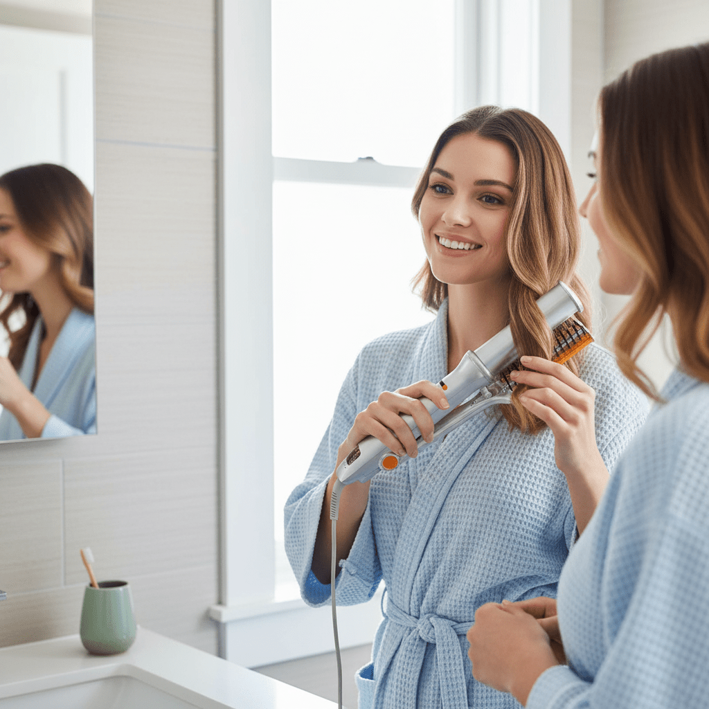 STYLEMAX 2-in-1 Rotating Hair Brush