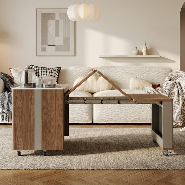 Lift Top Coffee Table, Minimalist Coffee Table with Hidden Storage