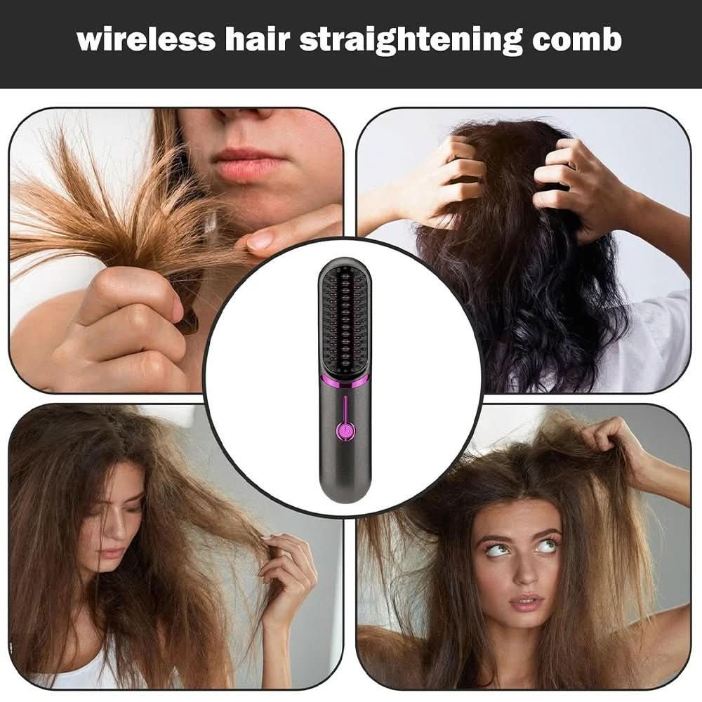 Tima Styler Cordless Straightening Brush Styler