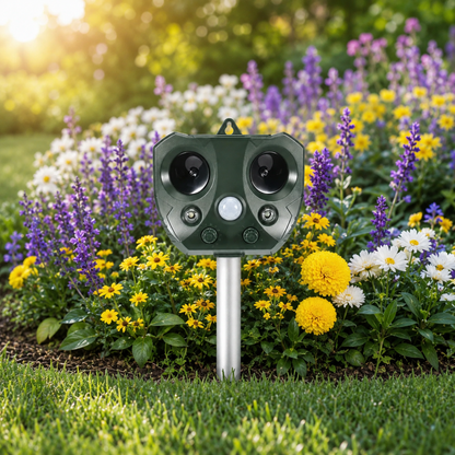 Ultrasonic Bird & Pest Defender Solar-Powered Animal