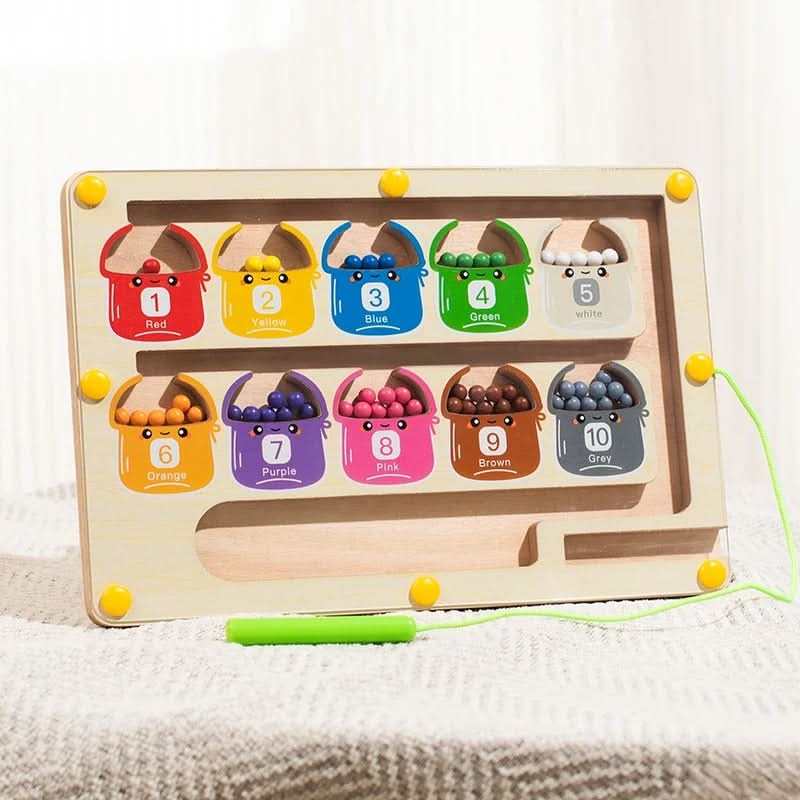ColorQuest Magnetic Colour and Number Game