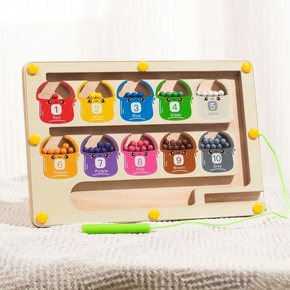 ColorQuest Magnetic Colour and Number Game