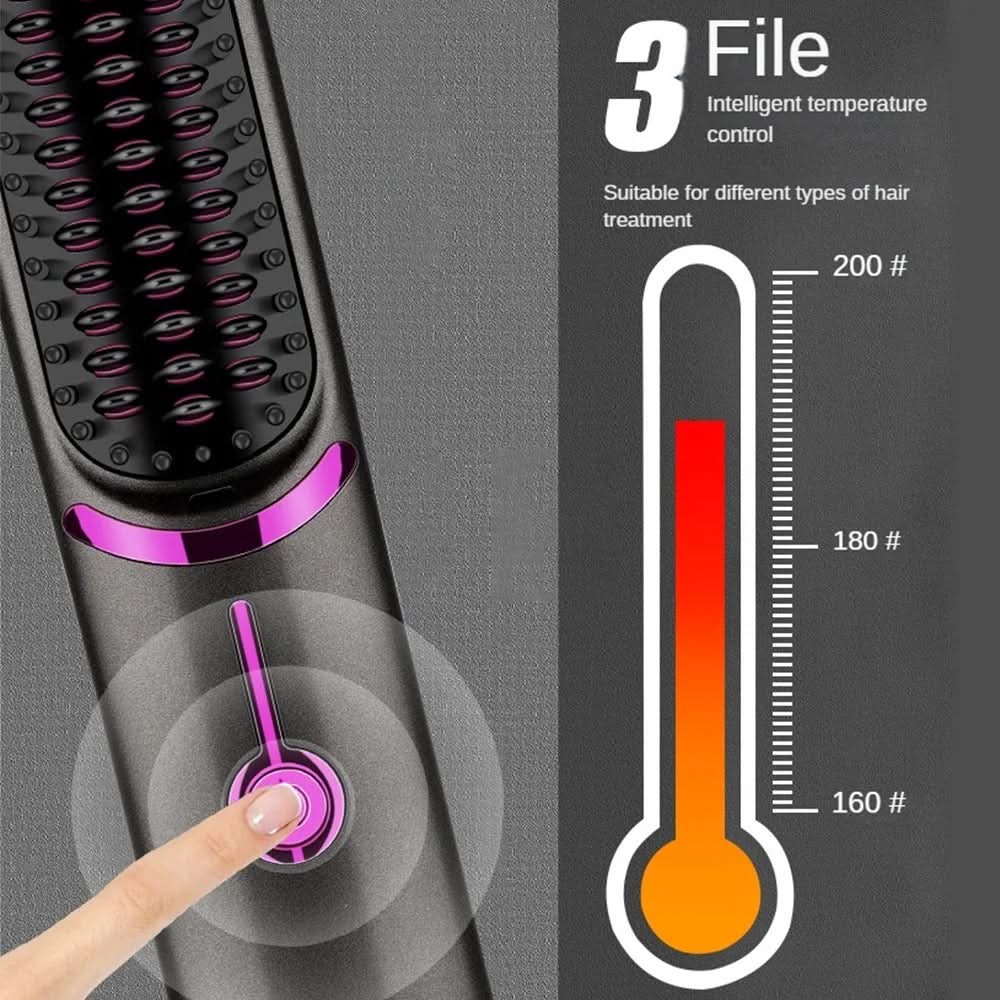 Tima Styler Cordless Straightening Brush Styler