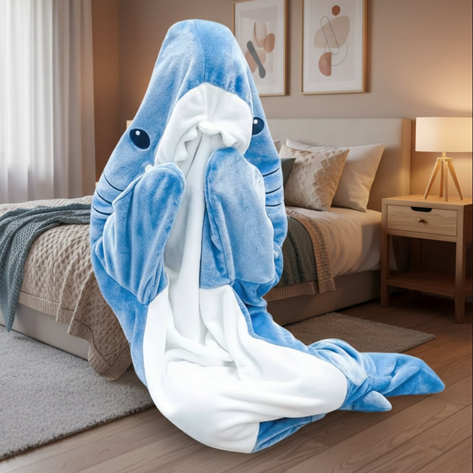 SharkBuddy Cuddly Shark Romper lifestyle image 1