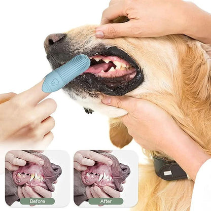 DENTEEZ 360 Finger Toothbrush for Dogs & Cats