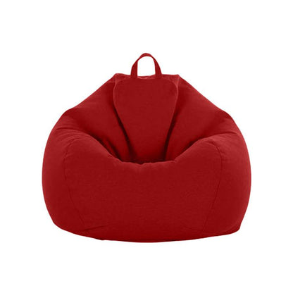 Linen Bean Bag Chair Cover, Ergonomic