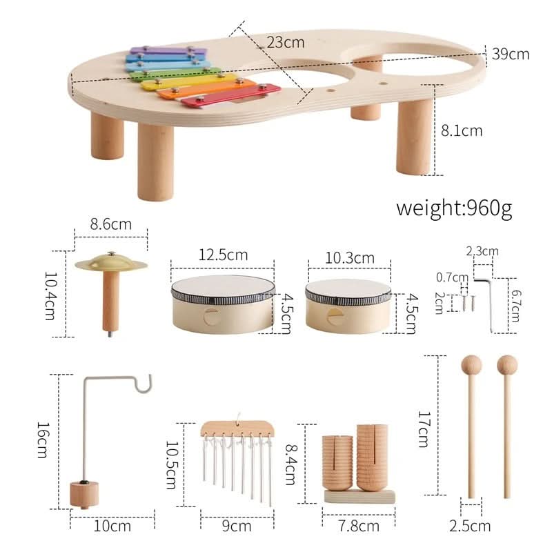 MELODINY SET Musical Wooden Toy
