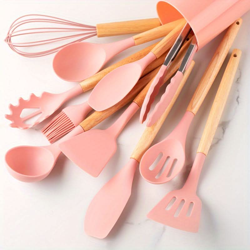 SILICONECOOK Heat-Resistant Kitchen Utensil Set