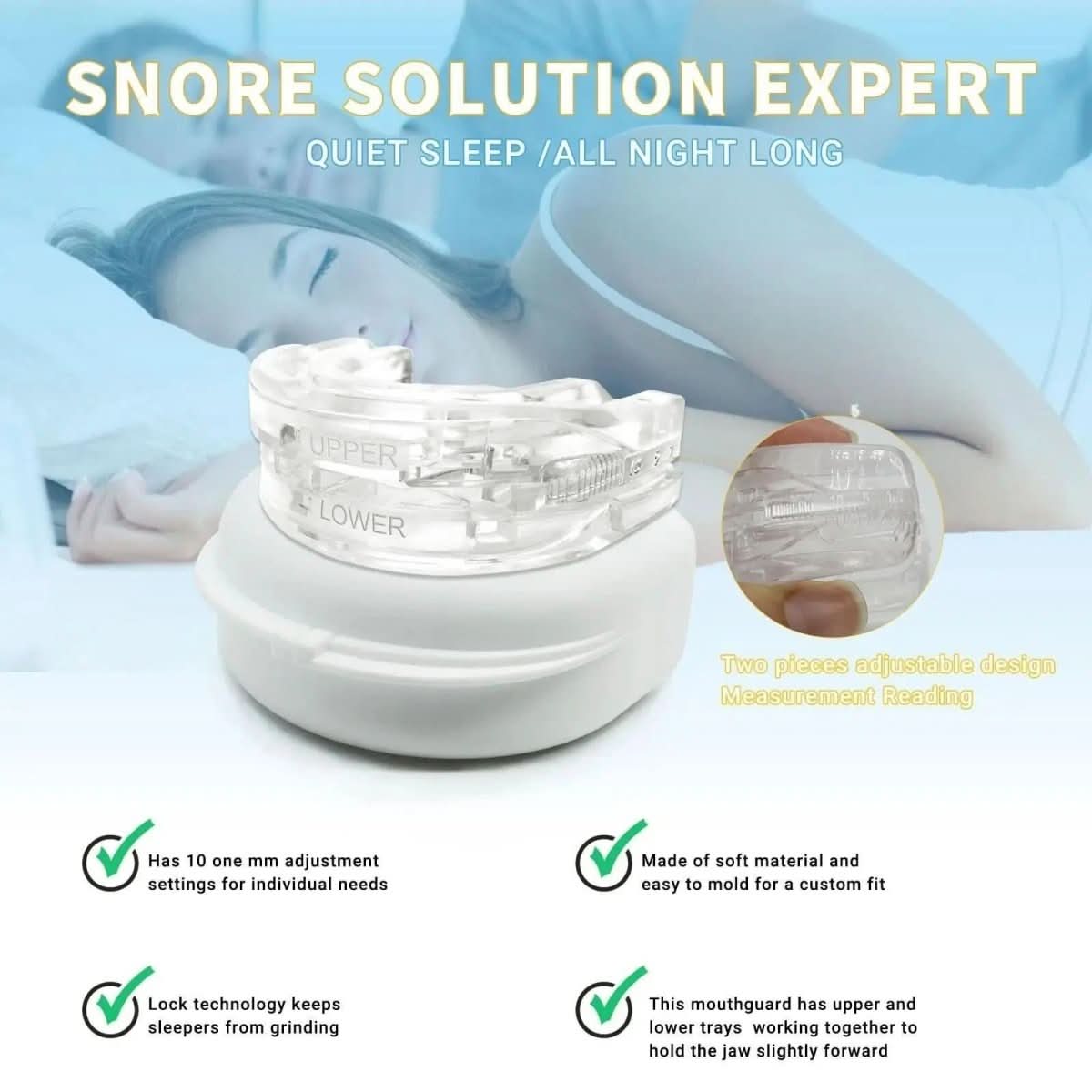 SNOREFREE PRO Anti-Snoring Mouthpiece