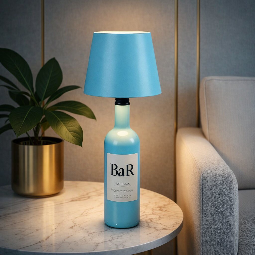 Bottle-Shaped Table Lamp