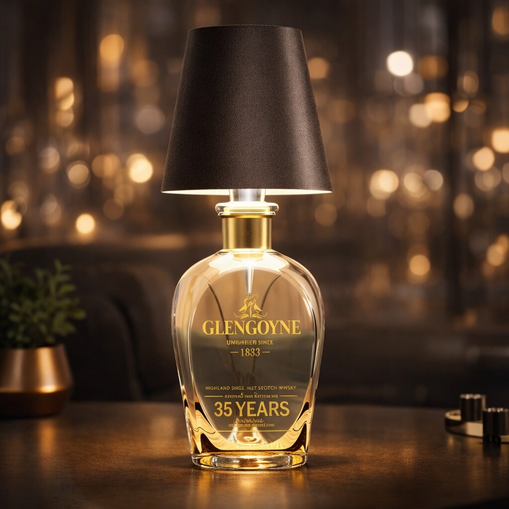 Bottle-Shaped Table Lamp