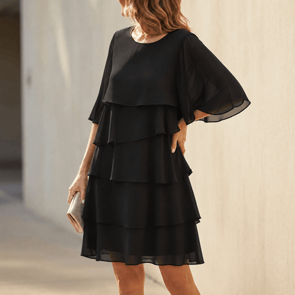Women's Layered Ruffle Dress