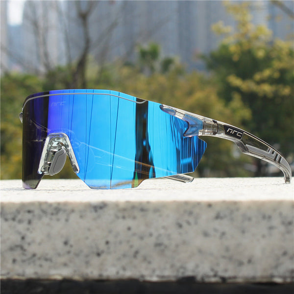 Men's Polarized Sports Sunglasses, Lightweight UV Protection Shades for Biking, Running & Outdoors