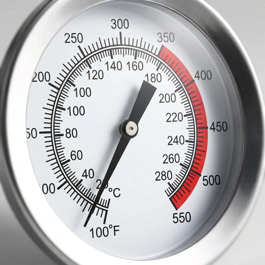 Frying Thermometer, Long Probe Analog Dial Deep Fry Thermometer with Adjustable Pan Clamp