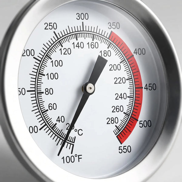 Frying Thermometer, Long Probe Analog Dial Deep Fry Thermometer with Adjustable Pan Clamp