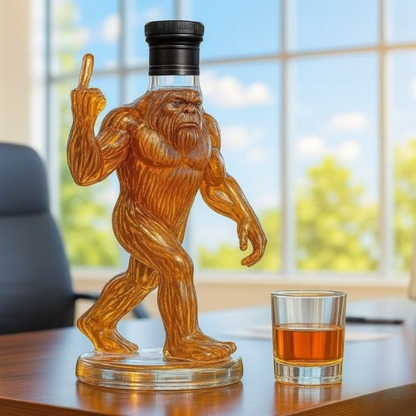Funny Bigfoot Glass Whiskey Decanter – photo 10