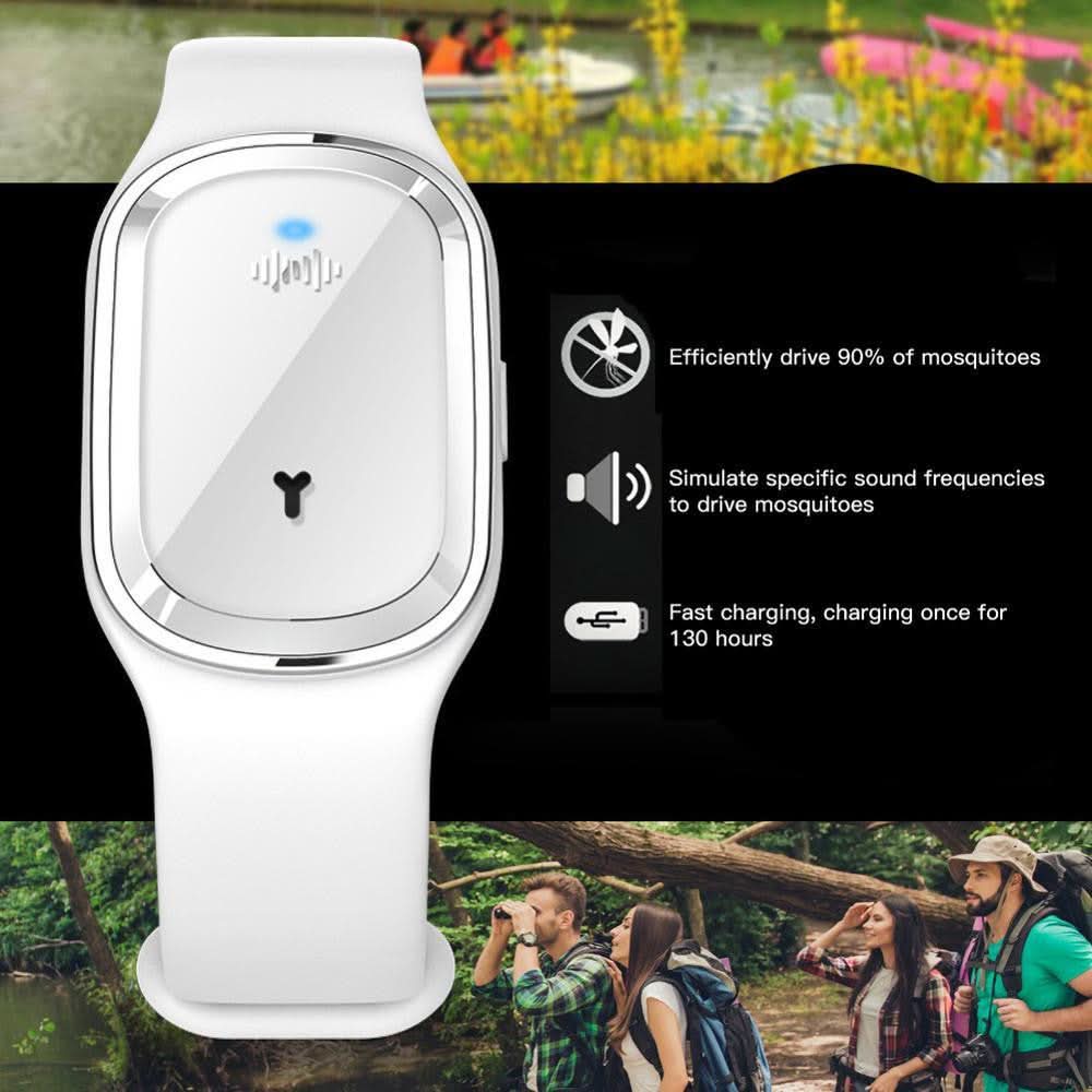 REPELLIQON Ultrasonic Mosquito Repellent Bracelet