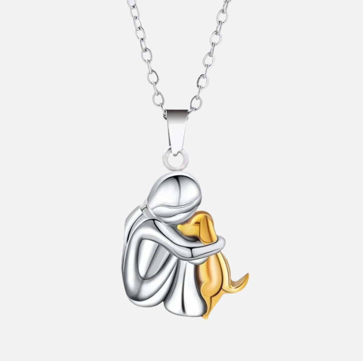Hug Pendant Necklace (Dog/Cat Designs)