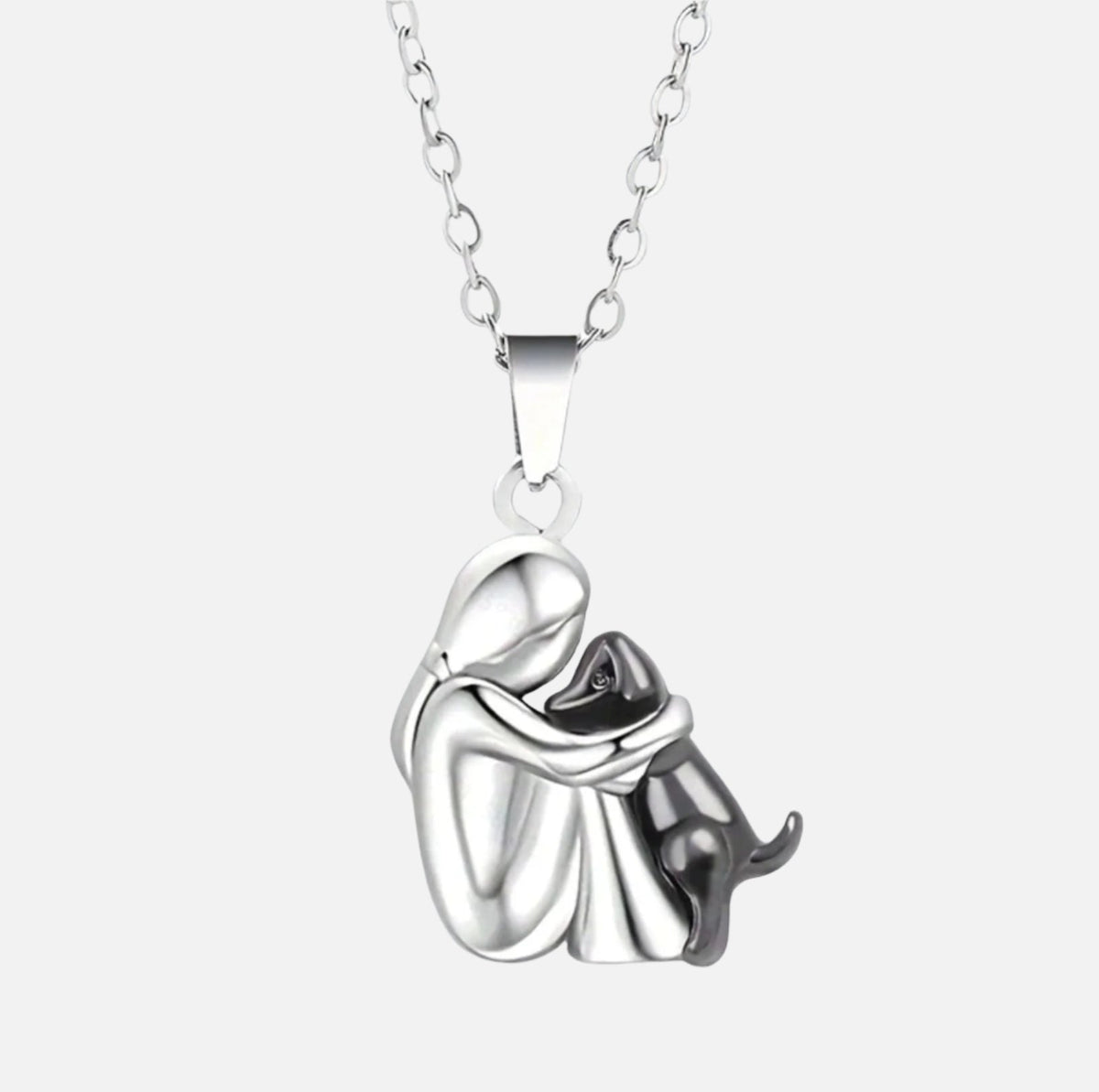 Hug Pendant Necklace (Dog/Cat Designs)