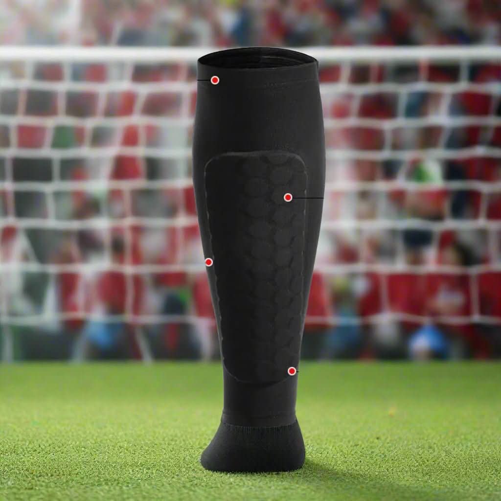 VigorShield X Shin Guards Honeycomb Technology lifestyle image 3