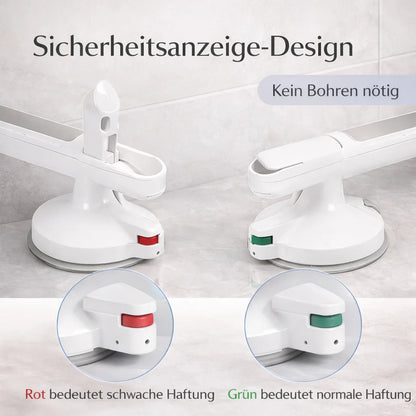 Suction Grab Bar for Shower, Bath or Toilet, No Drilling, for Seniors