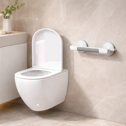 Suction Grab Bar for Shower, Bath or Toilet, No Drilling, for Seniors