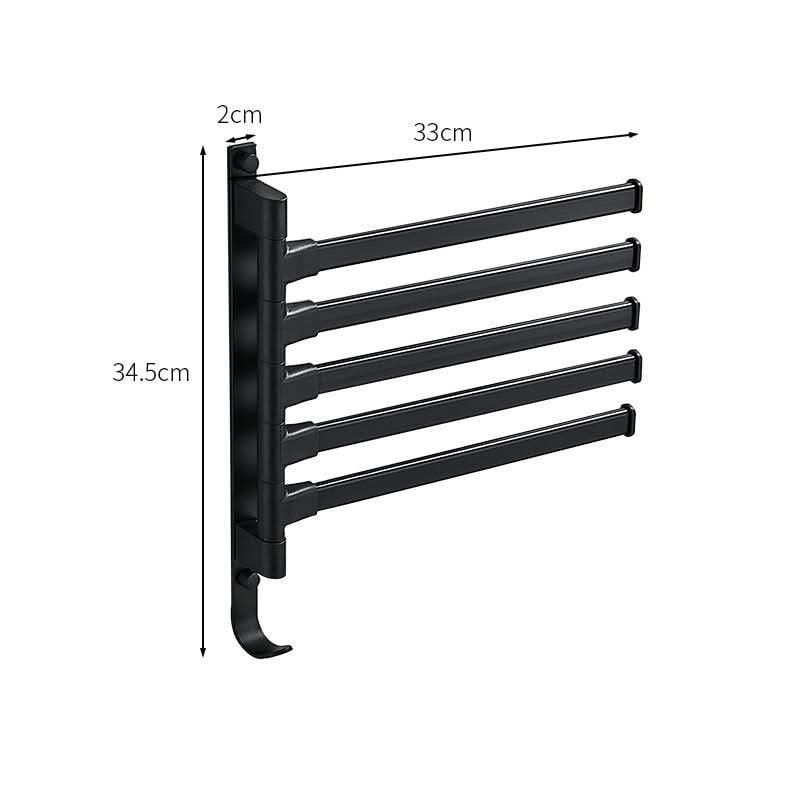 TIDYRACK 5-arm Towel Holder
