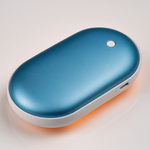 Rechargeable Hand Warmer, Electric Pocket Hand Warmer with Power Bank & 3 Heat Levels