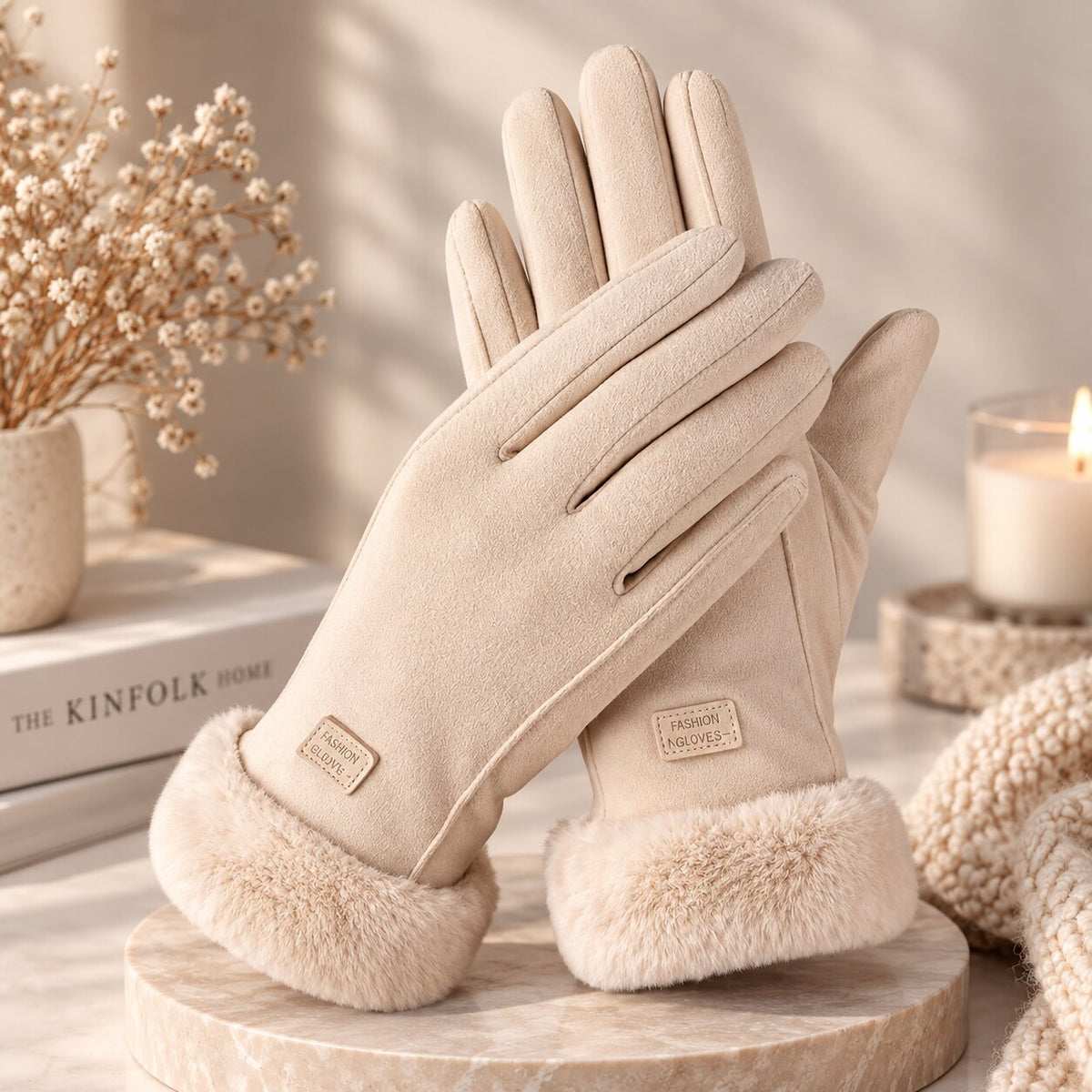Women's Sheepskin Winter Gloves