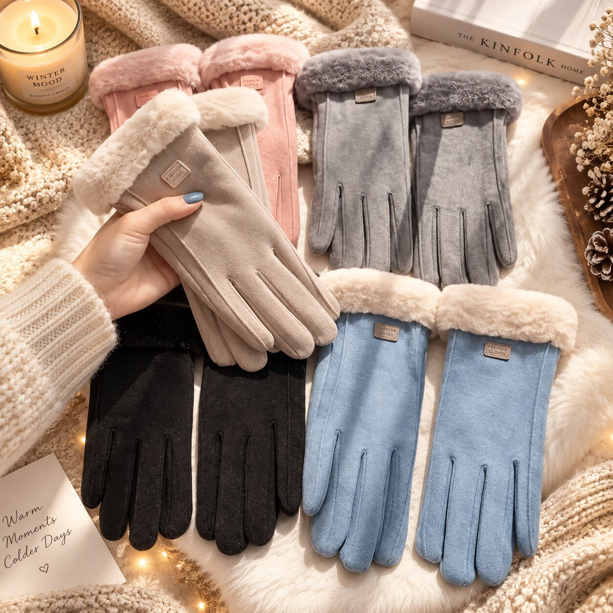 Women's Sheepskin Winter Gloves