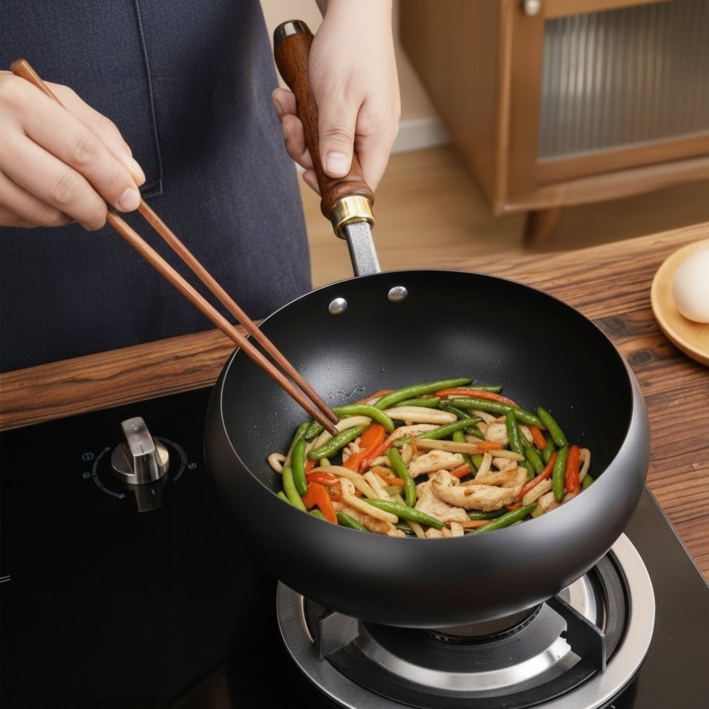 COOKVAULT Heavy-Duty Cast Iron Skillet