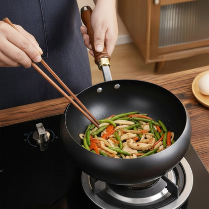 COOKVAULT Heavy-Duty Cast Iron Skillet