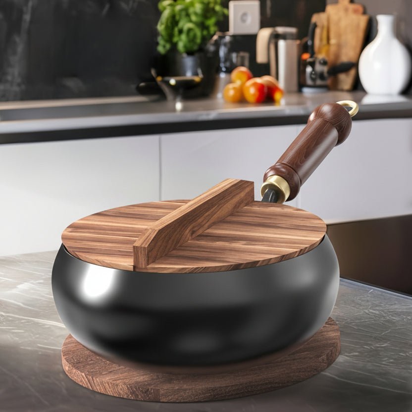 COOKVAULT Heavy-Duty Cast Iron Skillet