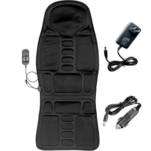Heated Massage Chair Pad, 8 Mode Back & Neck Massage Cushion for Office Chair, Car Seat & Home