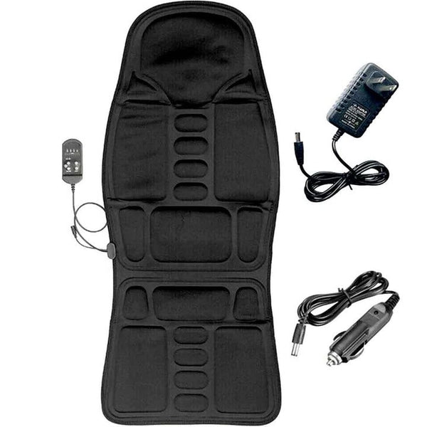 Heated Massage Chair Pad, 8 Mode Back & Neck Massage Cushion for Office Chair, Car Seat & Home