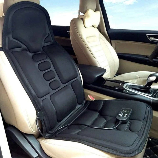 Heated Massage Chair Pad, 8 Mode Back & Neck Massage Cushion for Office Chair, Car Seat & Home