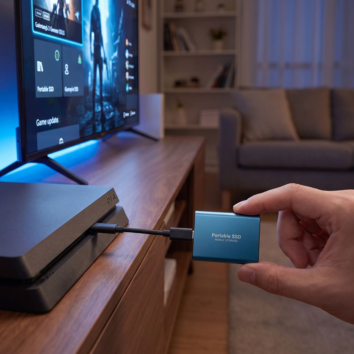 External SSD for PS5 & Xbox, USB-C, 1TB-30TB, Aluminum