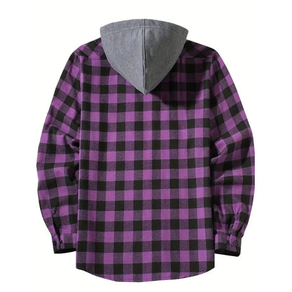 Hooded Flannel Shirt – photo 11