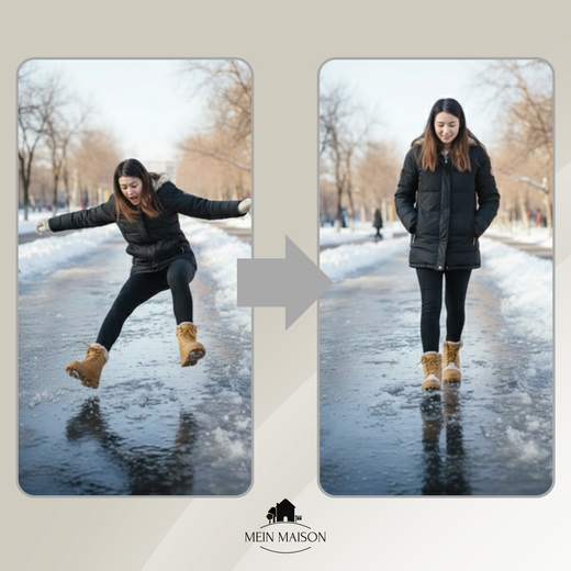 Ice Cleats for Shoes, Stretch Silicone Snow Traction Cleats with Manganese Steel Spikes for Boots & Sneakers