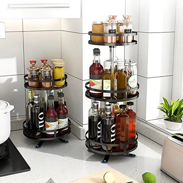 SPACORA 360-degree Rotatable 3-level Storage Solution