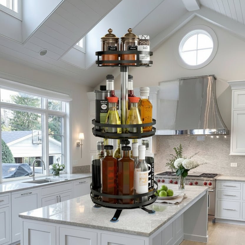 SPACORA 360-degree Rotatable 3-level Storage Solution