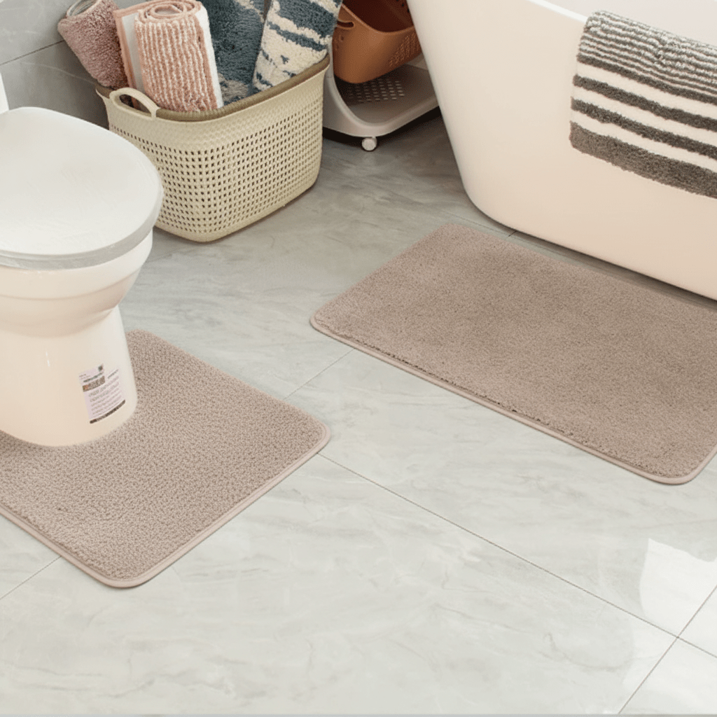 SOFTURA COMFORTMAT Fluffy Microfiber Bath Mat lifestyle image