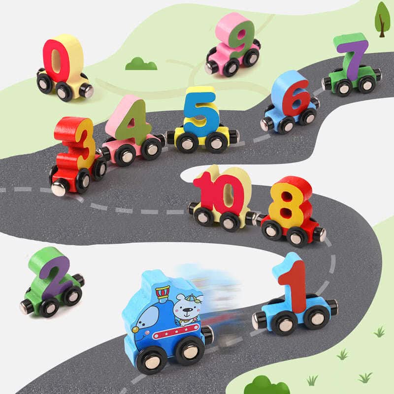MagniTrain Magnetic Number Train