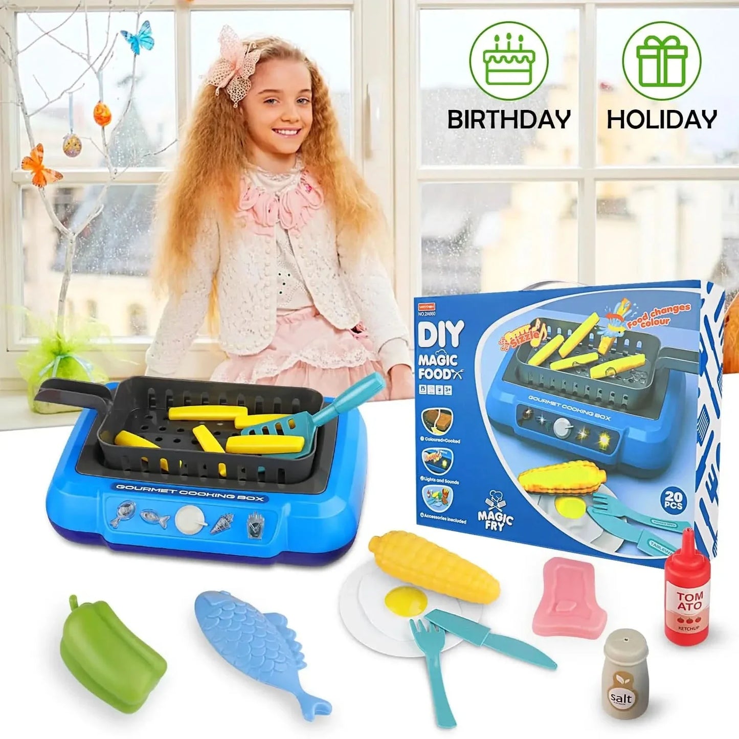 LittleChef Play Kitchen Set