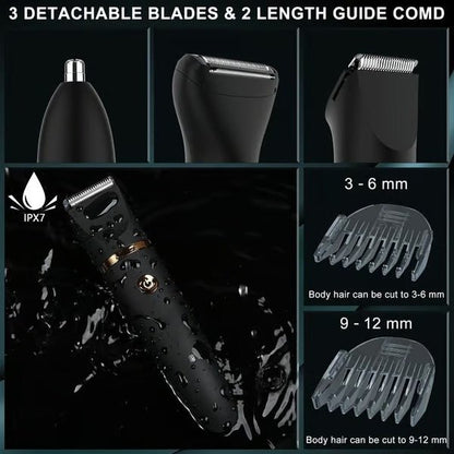 SHAVTRIQ 3-in-1 Waterproof Body & Intimate Razor