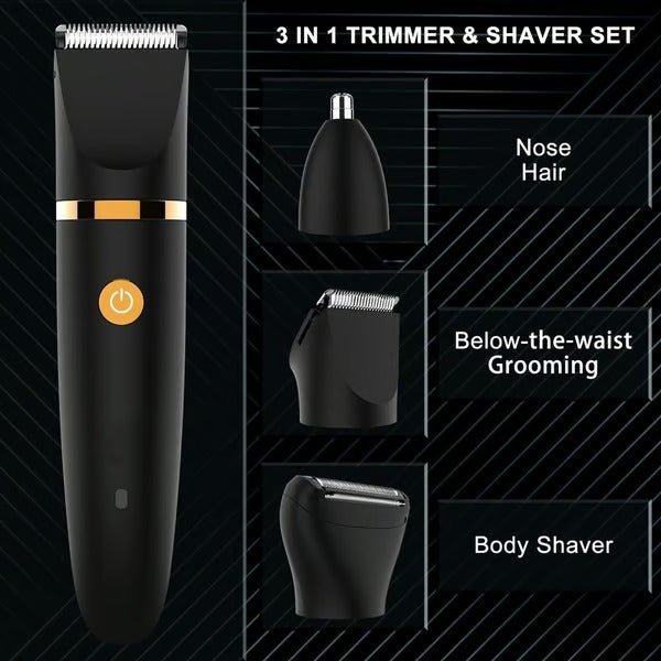 SHAVTRIQ 3-in-1 Waterproof Body & Intimate Razor
