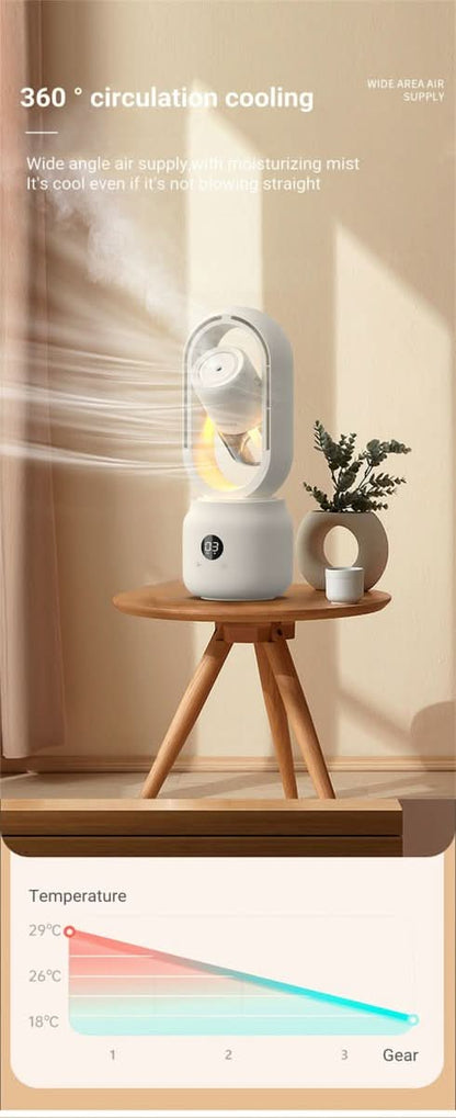 COOLMIST FAN Portable Fan Without Blades
