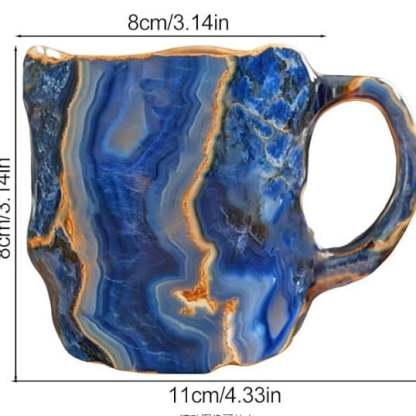 Insulated Mineral Crystal Glass Coffee Mug – photo 8