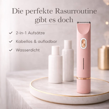 Women's Intimate Shaver with 2 Attachments